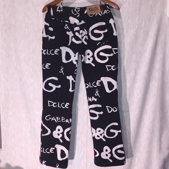 Vintage Dolce Gabbana Graffiti Jeans 